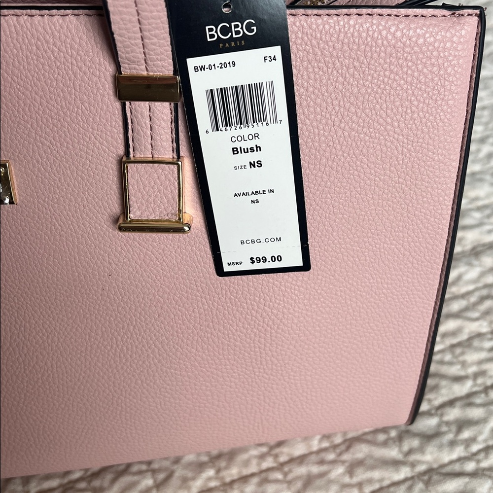BCBG Blush Pink Paris Bag - Picture 2 of 13